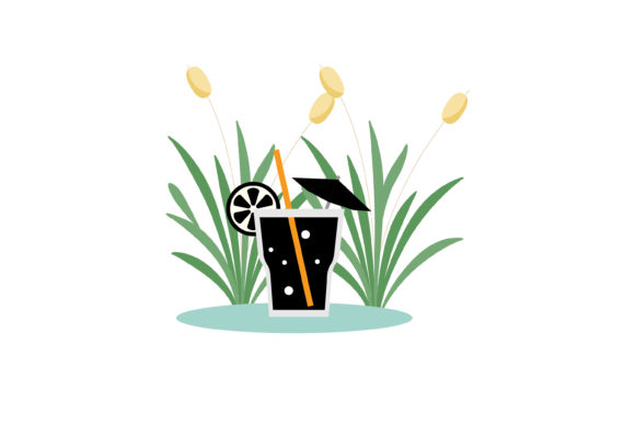 Beach Floral Fresh Drinks: A Refreshing Design Solution