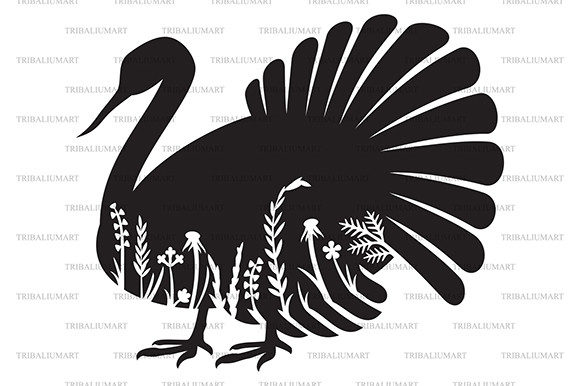 Discover the Versatility of Floral Turkey Designs with Instant Downloadable Files