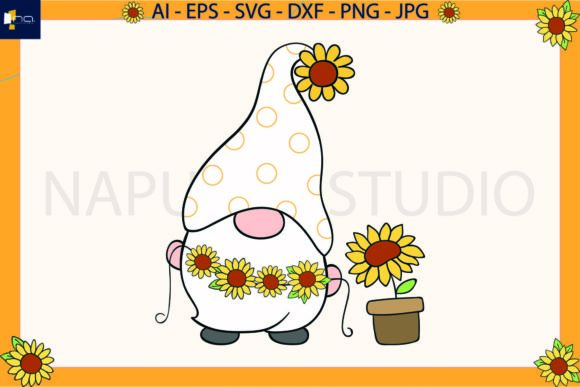 Discover the Versatility of Sunflower Gnomes Floral SVG for Your Creative Projects