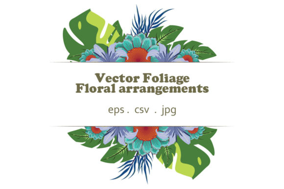 Discover the Versatility of Vector Floral Foliage Graphic Set 40