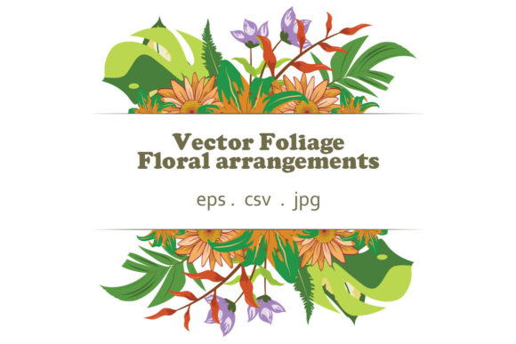 Discover the Versatility of Vector Floral Foliage Graphic Set 34 for Your Creative Projects