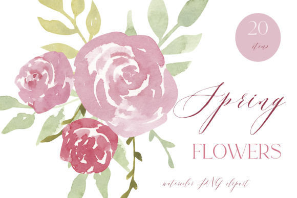 Embrace Elegance with Pink Floral Clipart and Blush Rose Floral