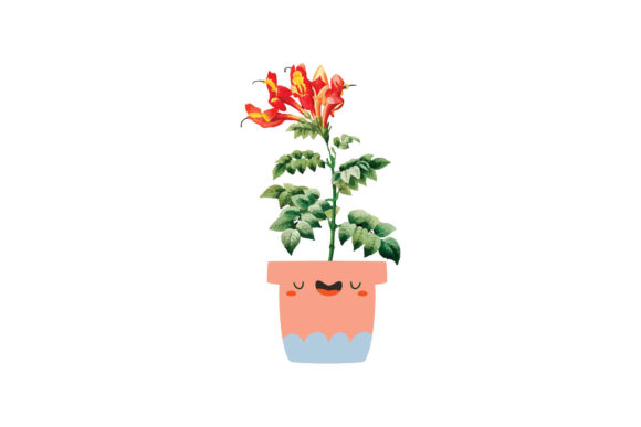 Enhance Your Projects with Watercolor Floral in Pots