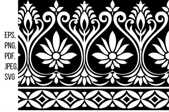 Explore Creative Possibilities with Vector Seamless Floral Borders