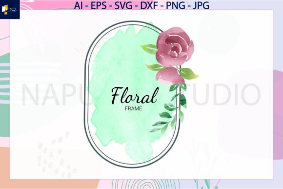 Explore the Versatility of Flowers Watercolor Floral Frame Svg