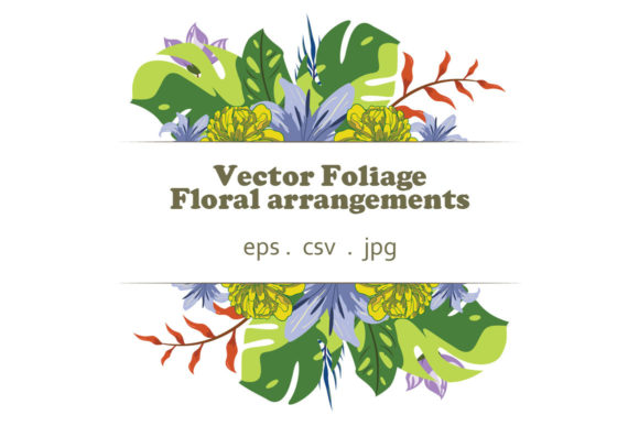 Exploring the Versatility of Vector Floral Foliage Graphic Set 32