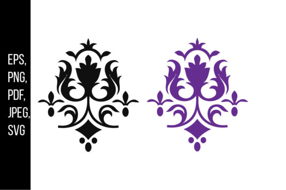 Floral Vinyl Doodle Sketch: Creative Design Flexibility