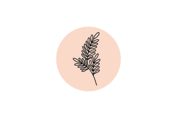 Simple Floral Icon: A Versatile Design Element