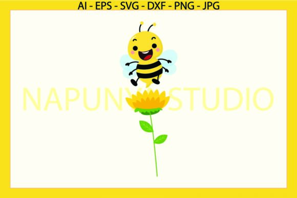 Spring-Inspired Bee and Sunflower SVG: A Versatile Design for Your Creative Projects