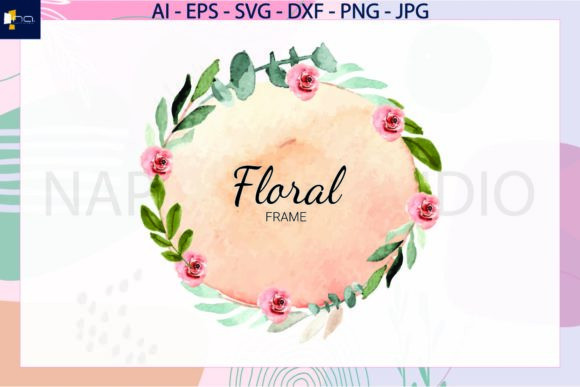 Unlocking Creativity with Watercolor Floral Flowers Frame SVG: A Versatile Tool for Modern Designers