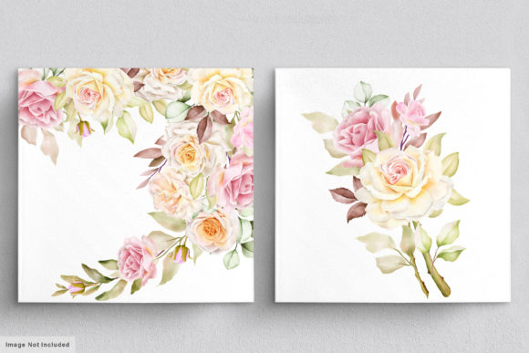 Watercolor Floral Bouquet Illustration: A Versatile and Elegant Design Solution