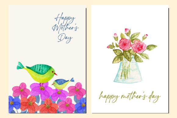 Watercolor Floral Mother's Day Card: A Touch of Elegance and Versatility